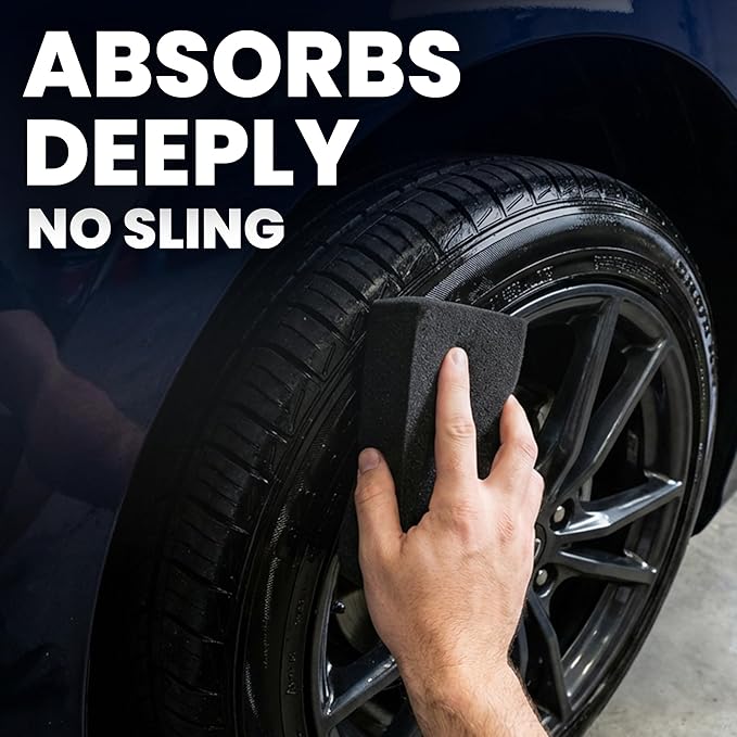 LANE'S Super Blue Tire Dressing Spray | High-Gloss Car Tire Shine Spray | No Sling, No Run, Long Lasting | Protects from Cracks & UV Rays | Non-Greasy Automotive Dressing & Cleaner | 32oz, 2 Pack