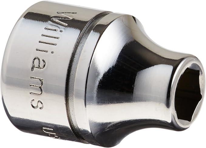Williams B-608 3/8 Drive Shallow Socket, 6 Point, 1/4-Inch