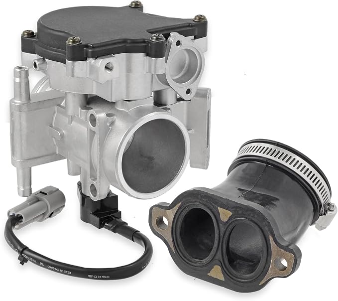 Throttle Body & Adapter For Polaris Ranger XP 700 6x6 4x4 EFI 2006 2007 2008 2009 Ranger Crew 700 2008-2009 1203160