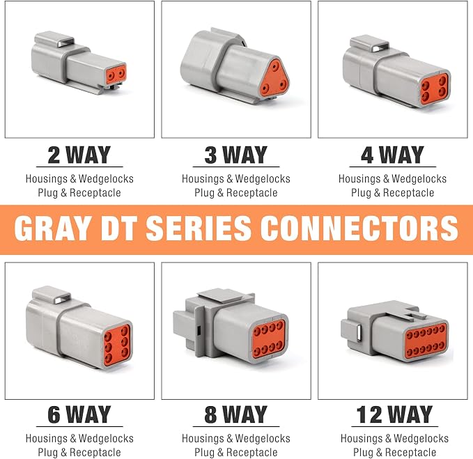 iCrimp 2,3,4,6,8 and 12 Pin Deutsch DT Connectors c/w Extraction Removal Tool Kit