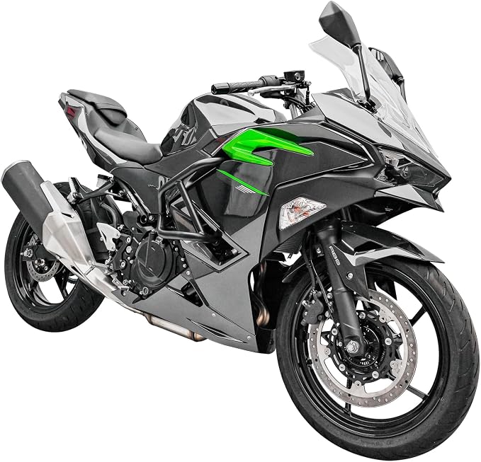 Motorcycle Engine Guard Highway Crash Bar Fit for Ninja 500 2024-2026 Ninja400 2018-2026 Ninja250 2018-2021 Stunt Cage Bumper Frame Falling Protector