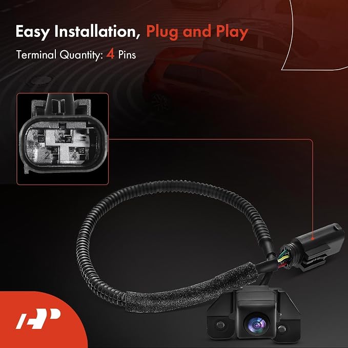 A-Premium Rear View Backup Camera Compatible with Hyundai | Parking Camera for 2010 2011 2012 2013 Tucson - Replace# 957902S000