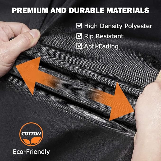 Motorcycle Cover Waterproof Outdoor,Heavy Duty Polyester Fabric with Cotton Fleece Lining Bike Covers,Scratch-Proof and Weatherproof,Anti-UV,with Air Vent,Lock Hole,116x43x55-ClawsCover