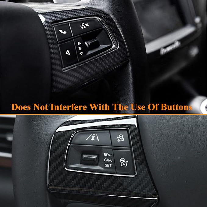 YOCTM ABS Black Carbon Fiber Look Cover Trim Decorative Strip for Maserati Levante 2016 2017 2018 2019 2020 2021 Ghibli 2014 2015 2016 2017 2018 2019 2020 2021 Interior Sets