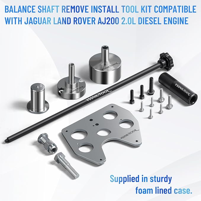 Oil Pump Sprocket Holding Tool Compatible with Jaguar Land Rover AJ200 2.0L Diesel Engine Evoque PT204 Petrol Engine Replace JLR-303-1681, Balance Shaft Remove Install Tool Kit