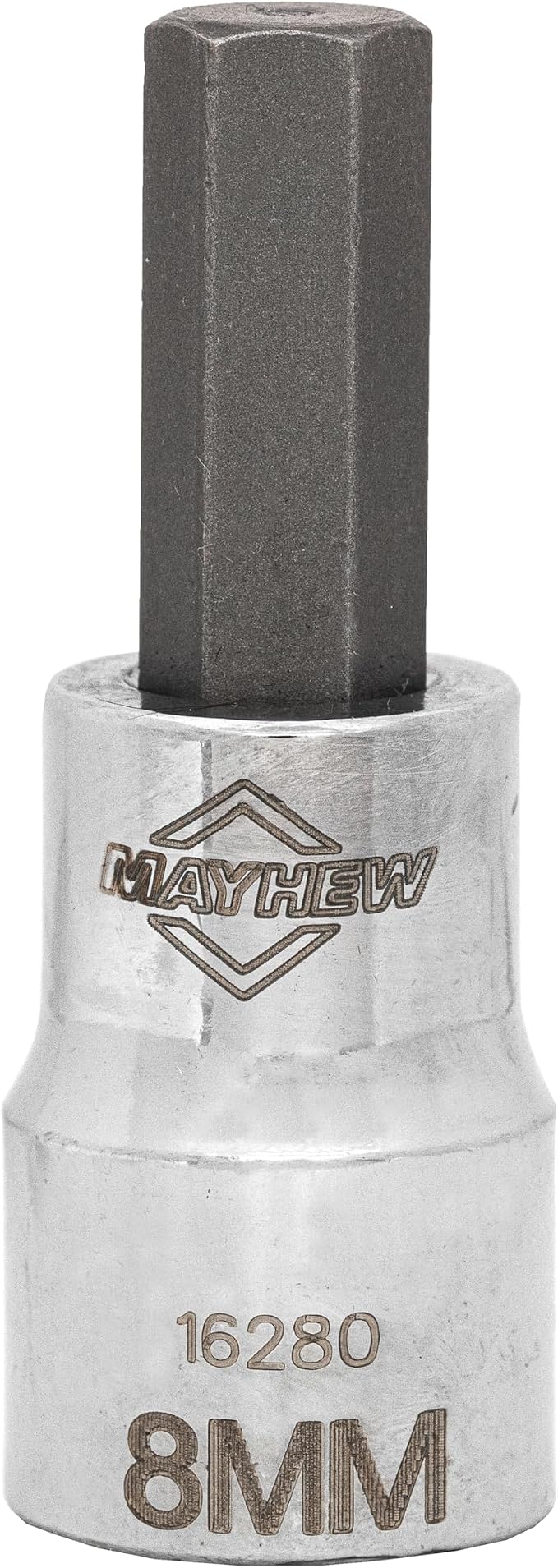 Mayhew Tools 16019 Metric Hex Socket Bit Set, 8-Piece, Polished Chrome