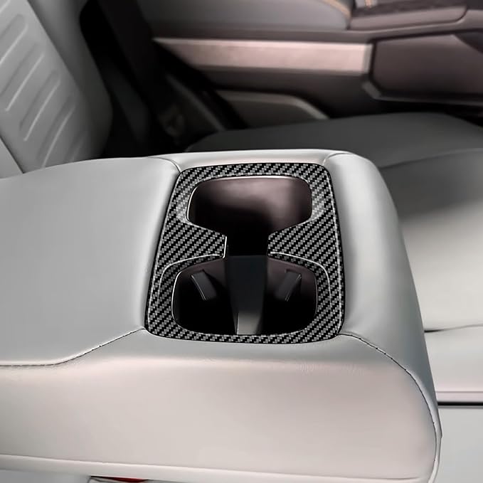 Front Rear Holder Decors for Toyota 4Runner 2025 2026 Interior Accessories Dashboard Cover Center Consoles ABS Trim Carbon Fiber
