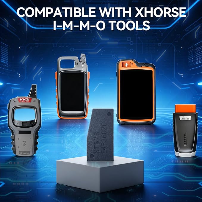 Xhorse Super Chip, XHORSE XT57B XDCST3EN VVDI Super Transponder Supports 7935, ID11, 12, 13, 46, 47, 48, 49, 4A and M-Q-B48 (Pack of 10)