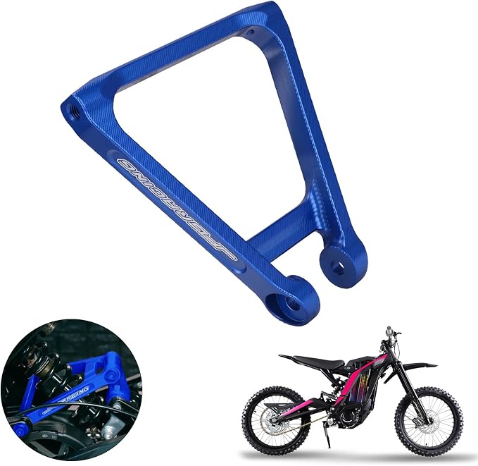 JFG RACING Sur Ron Suspension Triangle Linkage 7075 Al Progressive Link Kit for Sur Ron X/S X160 X260 Electric Dirt Bike, POLARSEA BLUE