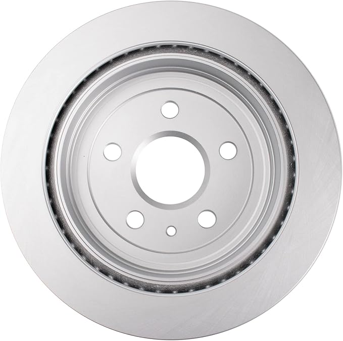 TRQ Rear Brake Rotor Set G Coated Vented Compatible with 2008-2019 Cadillac CTS 2010-2015 Chevrolet Camaro
