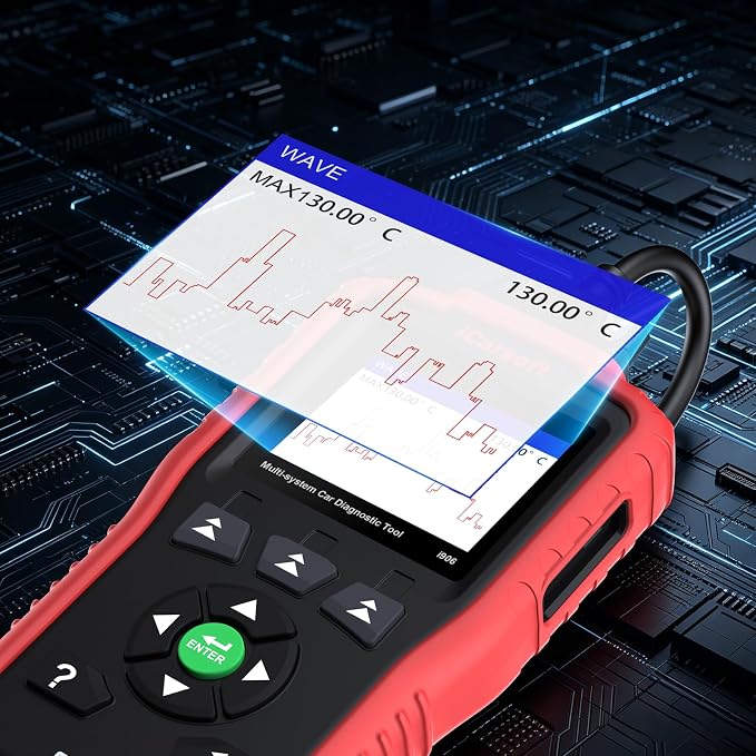 iCarsoft i906 Compatible for Volvo/Saab OBD2 Diagnostic Scanner Multi-System Engine ABS SRS