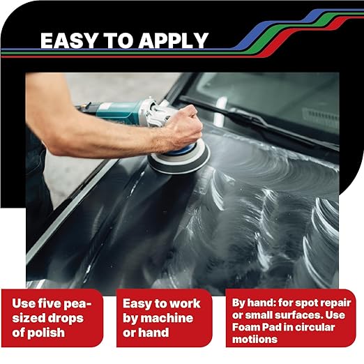 LAUCO Step 1 Rapid-Cut Automotive Polishing Compound – 32oz, Heavy-Cut Formula for Deep Scratch, Oxidation & Sanding Mark Removal, Silicone-Free & Clear-Coat Safe (1000 mL) 36101