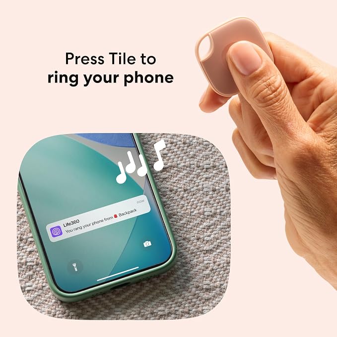 Life360 Tile - Bluetooth Tracker, Keys Finder and Item Locator for Keys, Bags and More. Phone Finder. Both iOS and Android Compatible. 4-Pack (Colors)