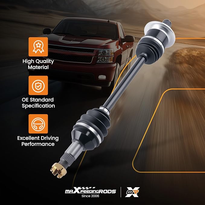 maXpeedingrods Rear CV Axle Shaft Assembly for Arctic Cat 2004-2014 400 450 500 550 650 700 1000 Thunder, Left or Right Side Replace# 1502-938 0502-811 1502-343 1502-798