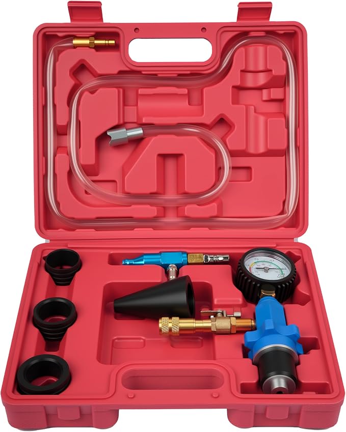 DAYUAN Ball Joint Press & U Joint Removal Tool Kit Bundle Cooling System Vacuum Purge Radiator Coolant Refill Tool Kit