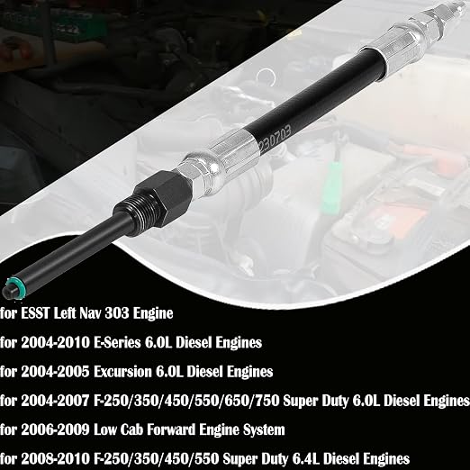 Replace for 6660 303-757 Diesel Compression Tester Adapter Hose Compatible with 2003-2006 Ford Pickups and Vans with 6.0L Powerstroke Diesel Engines