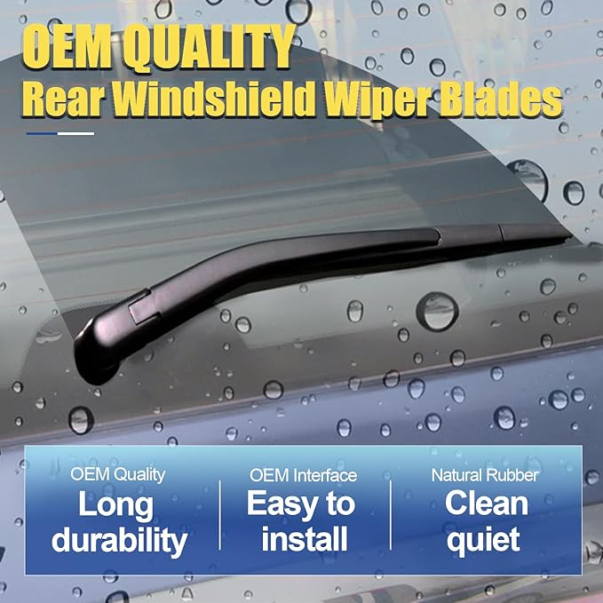3 wipers Replacement for Chevrolet Suburban Cadillac Escalade Tahoe 2015-2020/GMC Yukon Chrysler Pacifica, Windshield Wiper Blades Original Equipment Replacement - 22"+22"+13" (Set of 3) U&J HOOK