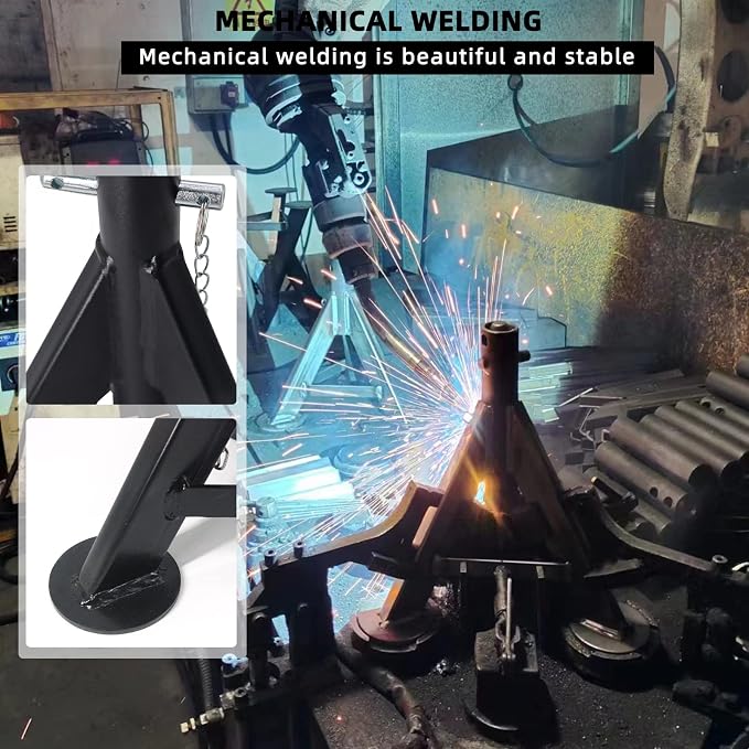 BESTOOL RV Supports Stabilizer Jacks, Travel Trailer Stabilizer Jacks Camper Jack Stands from 17.3" to 30." 1Pair Capacity 12000 lbs, 2 Pack