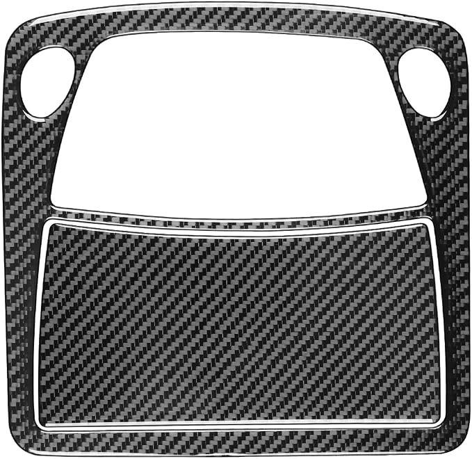 Soft Real Carbon Fiber Kit Compatible with Nissan Altima 2013 2014 2015 2016 2017 2018 Interior Accessories Set Car Reading Light Cover Trim Roof Reading Lamp Sticker