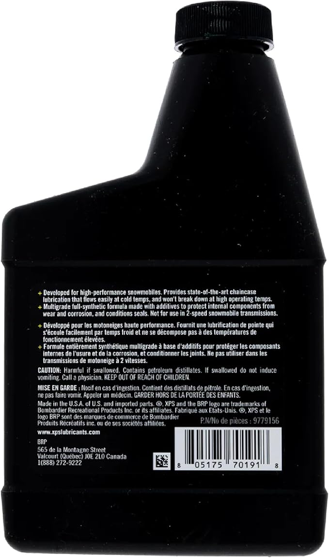 BRP Ski-Doo XPS New OEM Synthetic Chaincase Oil 12 OZ, 779156