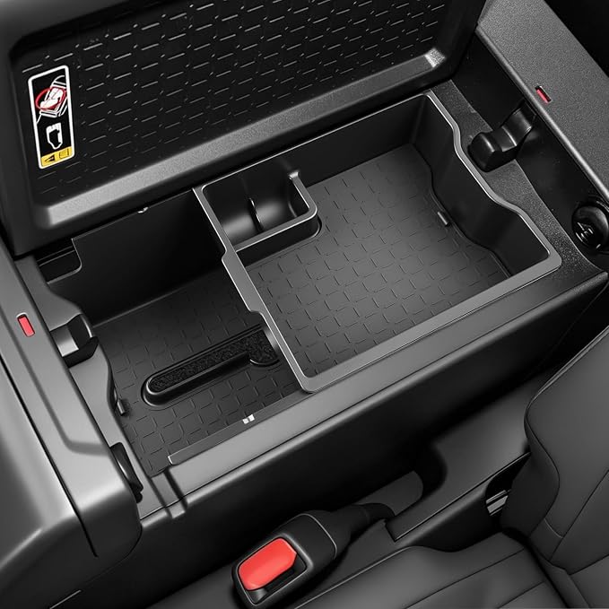 SKTU 2Pack for 2026 Toyota RAV4 Center Console Organizer 2026+ RAV4 (LE/SE/XLE Premium/Woodland/XSE/Limited) Double Layers Center Console Tray 2026 RAV4 Accessories ABS Tray with Coin Holder