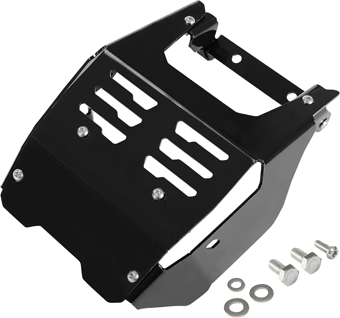 ALMULOO Skid Plate Compatible with 2018-2021 Honda Monkey 125 Z125 Black Aluminum Powder Coated