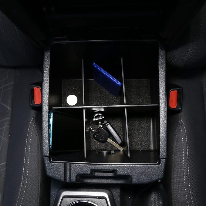 CHEAYAR for Toyota Tacoma 2016-2020, Center Console Dividers, Insert Armrest Box Insert Armrest Box ABS Materials Organizer,Shifter Storage Box Interior Accessories 3 pcs