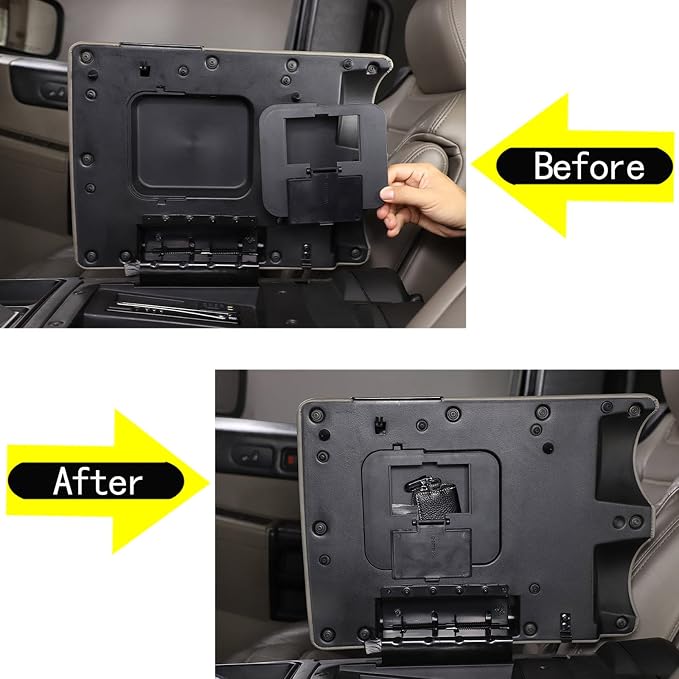 Car Armrest Hidden Storage Box Compatible with Hummer H2 2003-2007 Center Console Handrail Privacy Storage Box Organizer Tray Armrest Storage Box Container Insert Pallet Manager Interior Accessories