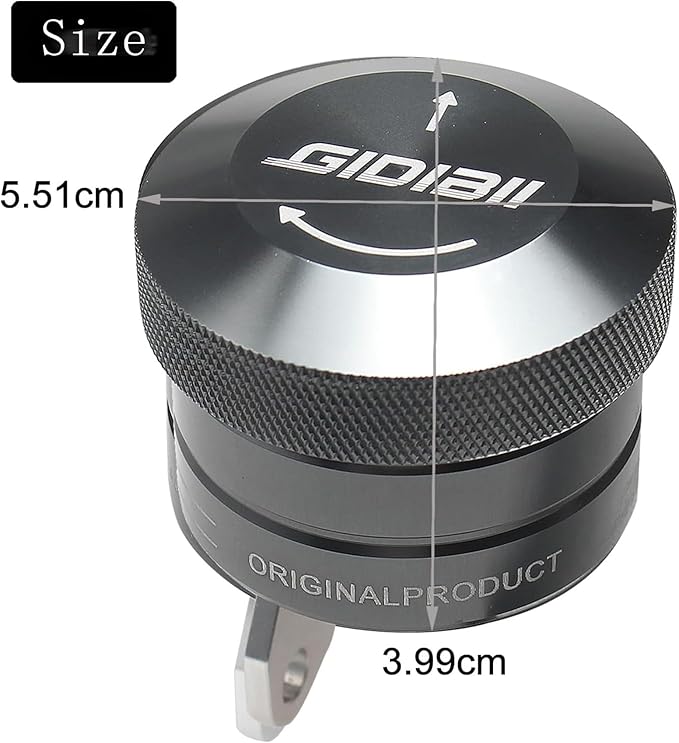 Universal Motorcycle Chain Oiler Lubricator Oiler Auto Hand Control Motorbike Oil Cup Part (Gray)