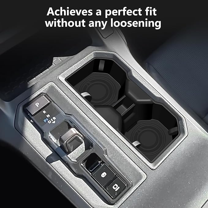 Cup Holder Inserts for RAV4 2026 Accessories Non‑Slip Silicone Center Console Cup Holder Liner Anti‑Spill & Anti‑Scratch Interior Protector for RAV4 2026