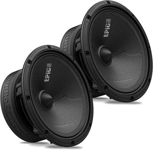 AudioControl EPICPRO6X Epic PRO 6.5” Midrange Car Speakers Set (Pair), 300W Max, 4 Ohm, Rear or Front Door Speakers for Truck or Car Audio System, Pro Audio High SPL Component Speakers