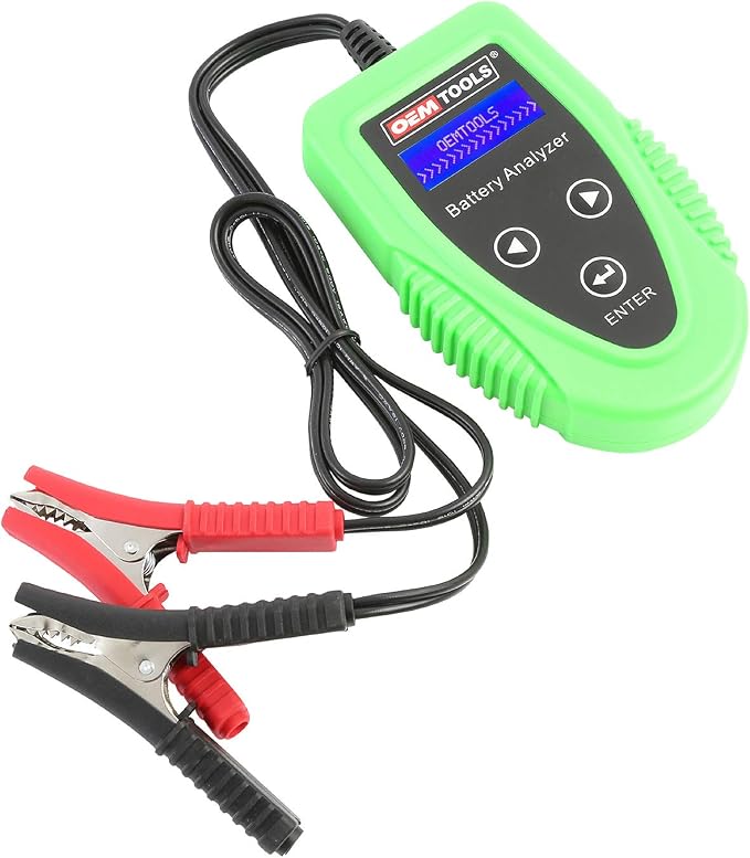 OEMTOOLS 24359 Digital Car Battery Tester, Gifts for Men, Dad Gifts, 12V Battery Diagnostic Tool, 200-1200 CCA Load Capacity, Charging, Cranking, and Starter Tester