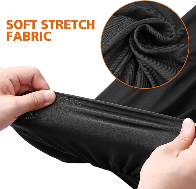 DZG Motorcycle Cover Indoor Stretch Soft Motorbike Cover Multiple Protection Dustproof Windproof Motor Cover with Storage Bag, 116 inch