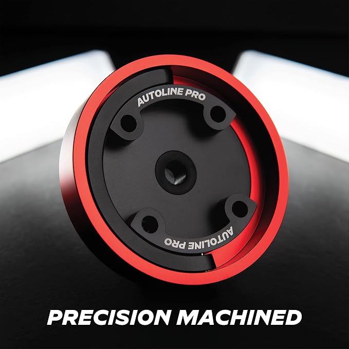 AutoLine Pro Universal Gas Cap Adapter For Easy EVAP Leak Testing - Includes Fuel Flap Bypass Opener Cylinder - For Automotive Smoke Machine Leak Detector