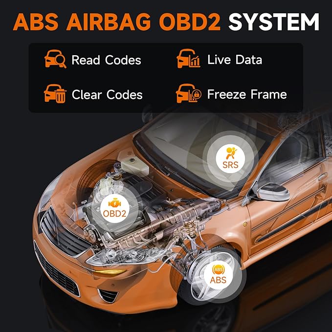 2026 FOXWELL NT630 Plus OBD2 Scanner with ABS and SRS, ABS Auto Bleed Scan Tool, Brake Code Reader with Live Data, Bidirectional Control & SAS Oil EPB Reset Diagnostic Tool