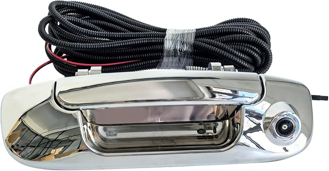 Tailgate Handle with Backup Camera Compatible with 2002-2008 Dodge Ram 1500 2500 3500 Tailgate Door Rear View Reverse Back Up Camera