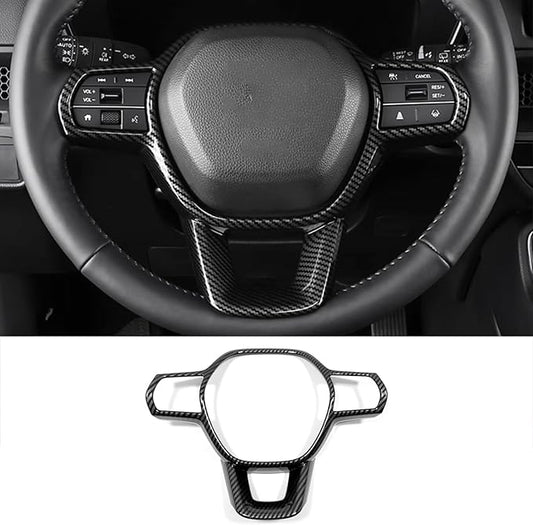 Car Accessories Fit for Honda CR-V CRV 2023 2024 Interior Button Cover Trim Strips (Carbon Fiber Style) ABS 1 PC