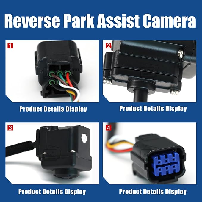 No. 95760-B2100 Rear View Backup Reverse Parking Camera/Rear View Camera | Compatible with New Rear View Backup Parking Camera Kia Soul 2014 2015 2016 F8 Reverse Park Assist Camera Replace 95760-B2010