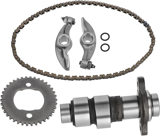M MATI Camshaft & Rock Arms & Cam Chain w/Sproket for Honda TRX300 FourTrax 300 2x4 1988-2000 TRX300FW FourTrax 300 4x4 1988-2000 14101-HC4-750 14101-HC4-000 14321-HC4-000 14401-HC0-003