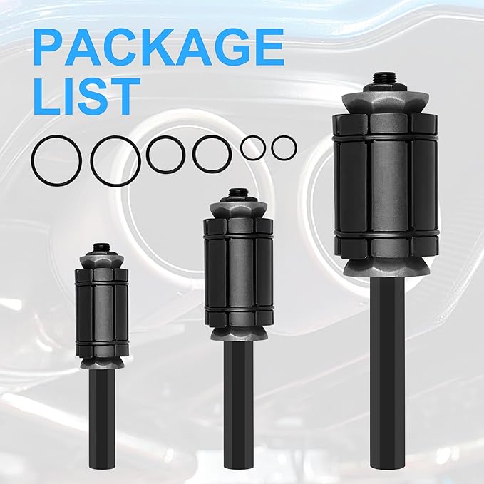 3 Pcs Tail Pipe Expander Kit (1-1/8" to 3-1/2") for Tail Pipe Tubes, Pipe Expander Tool Set, Exhaust Tailpipe Expander Tool Set Compatible with Most Vehicles and Trucks