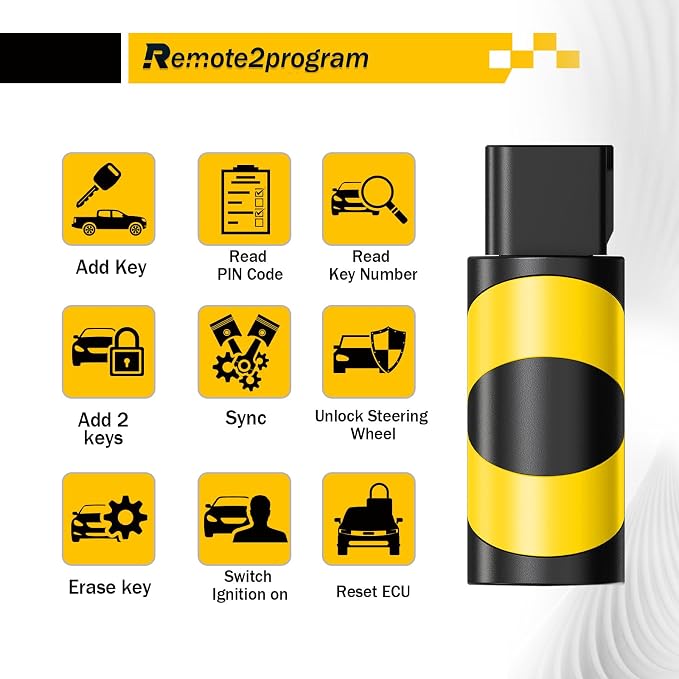 No Working Remote DIY Programming Replacement for Large Number of car Models/Easy and Safe kit with No Tool Required/DIY Pairing via Smartphone App (kit only) (Blade Key)