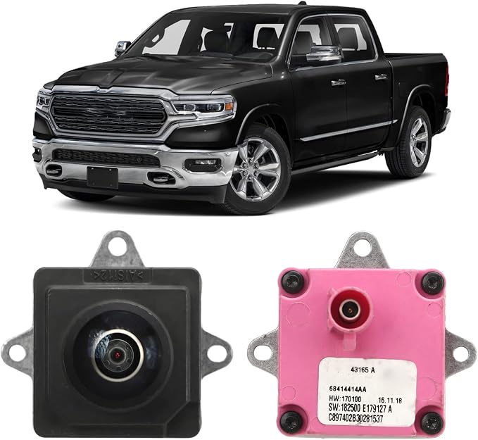 Vehicle Backup Cameras,Backup Rear View Camera 68414414AA Rear View Parking Assist Camera for 1500 2019 to 2020