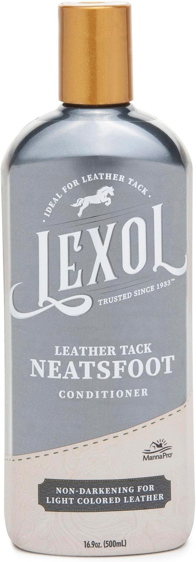 Lexol Neatsfoot Leather Conditioner for Equine Supplies | Softens Leather and Helps Reduce Cracking | 16.9 Ounces