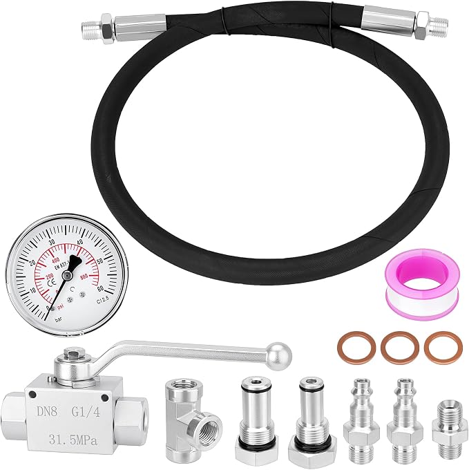 IPR Air Test Tool Compatible with Ford Powerstroke 6.0L 7.3L Diesel Engines, Heavy-Duty High Pressure Oil System Leak Tester, Diagnostic Tool for HPOP & IPR Valve Leak Troubleshooting