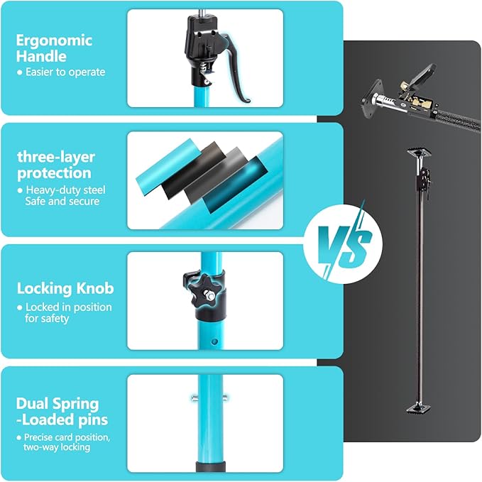 Adjustable Cargo Bar, Truck Bed Divider from 40 to 78.7 in with 200LB Bearing Capacity, Cargo Bar for Pickup, Truck Bed Organizer Cargo Bars for SUV, Trailer, Van, Come with 2 Divider, 1 Cargo Net