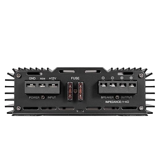 Audio Systems 1 Channel Car Amplifier - 600 Watts, Monoblock Class D Amp, 1-4 Ohm Stable, Mosfet Power Supply