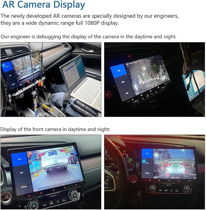 Joying Front Camera for Car and Backup Camera 1080P Dash Cam 125° Wide, 2 Million Pixel, Night Vision, WDR, IP68K Level Waterproof(AR-FR)