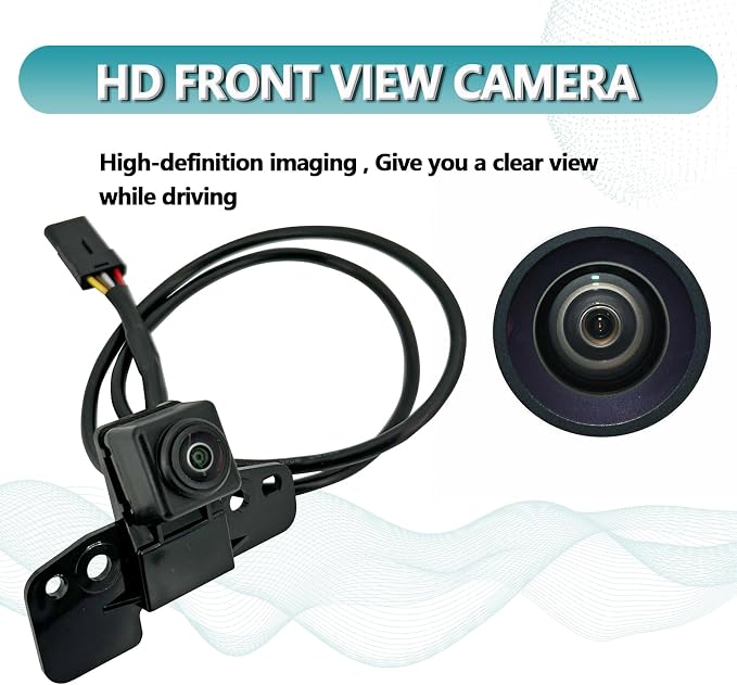 Front View Insurance Assist Camera Compatible with Chevy Traverse 2018-2020 Replace 23165927