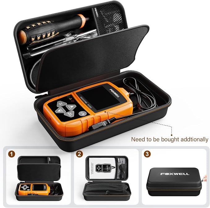 FOXWELL NT630 Pro 2 in 1 OBD2 Scanner Battery Tester 12V, FOXWELL NT301 CASE OBD2 Scanner Professional Enhanced OBDII Diagnostic Box