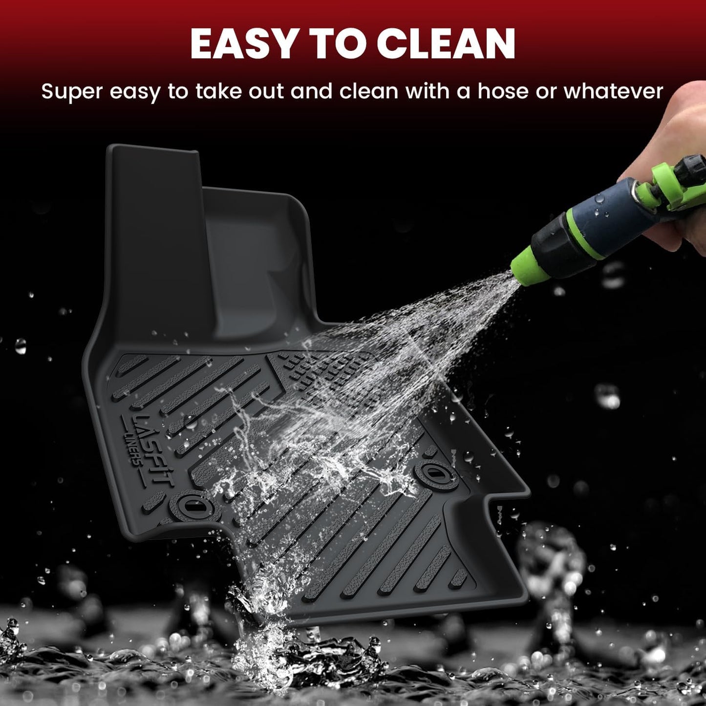 LASFIT Floor Mats&Trunk Mat for Toyota Crown 2023-2026 All Weather TPE Mats Custom Fit Floor Liner for Toyota Crown XLE/Limited/Nightshade/Platinum 1st&2nd Row Full Set Car Mats and Cargo Liner, Black